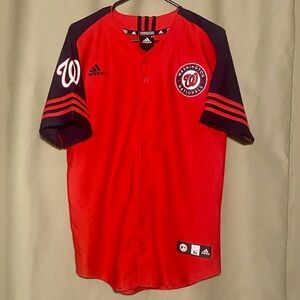 Adidas Washington Nationals Youth Bryce Harper #34 Red Baseball Jersey XL 18/20